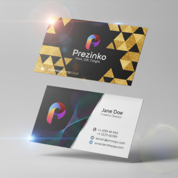 Metallic Business Cards