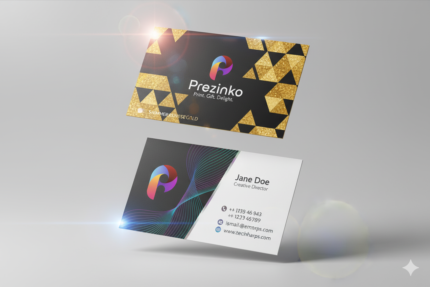 Metallic Business Cards