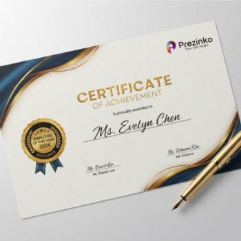 Premium Finish Certificates