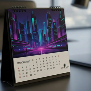 Big Square Desktop Calendar