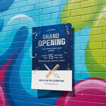 Stunning Raised Foil & Spot UV Posters: Unforgettable Impressions